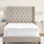 PROSLEEP 4" Hybrid Fiber and Memory Foam Mattress Topper, Full - White