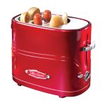 Nostalgia Retro Pop-Up Hot Dog Toaster, Red