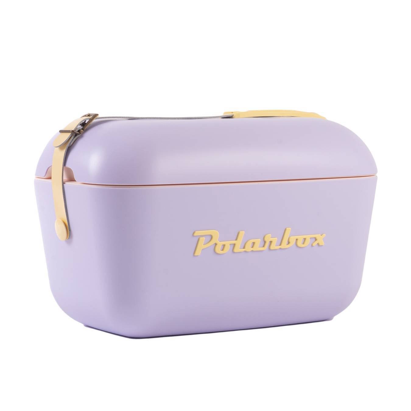 ac6d086433566be8feef198d9e137948980ac5e28b63e1699c9495c8254d4e66.jpg Polarbox Pop Portable Cooler 13-Quarts - Lilac/Yellow - Image 1