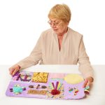 ODOXIA Fidget Blanket for Dementia | Calming & Comforting Dementia Activities for Seniors | Dementia Products for Elderly | Sensory Blanket | Helps