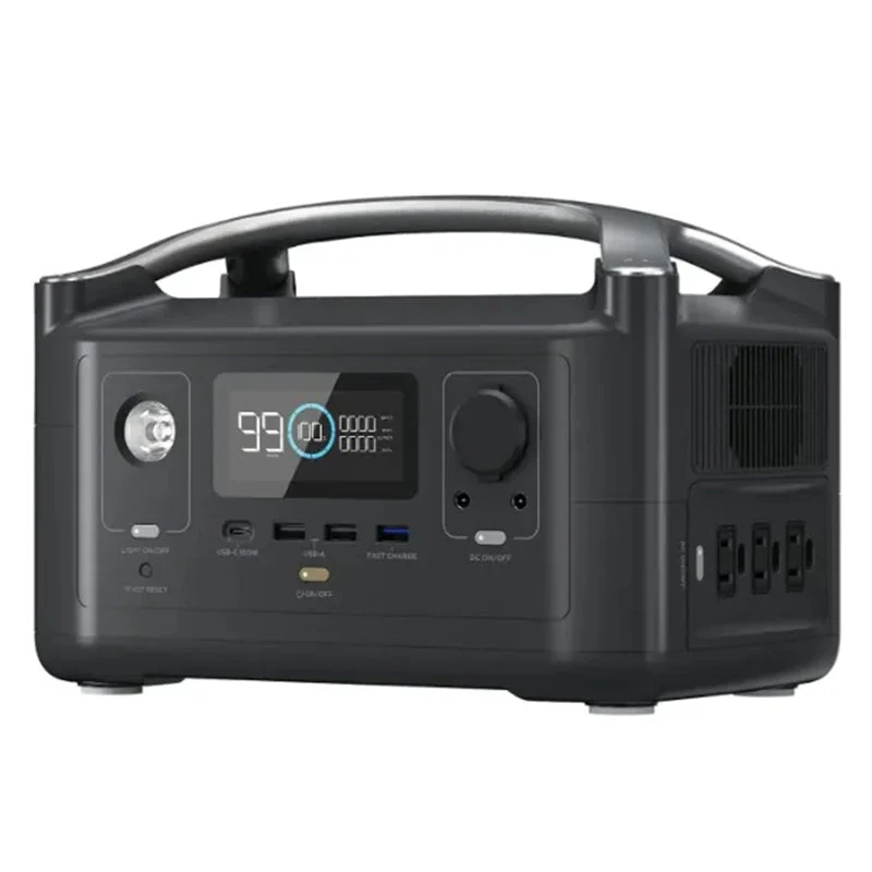ac930af457bbac6e73b4589464cdf55acc0fb296428d2ea707f2172f51571347.webp 288Wh Portable Power Station 3 x 600W AC Outlets & LED Flashlight - Image 1