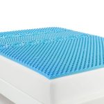 The Big One Cool Gel Memory Foam Mattress Topper, White, Twin