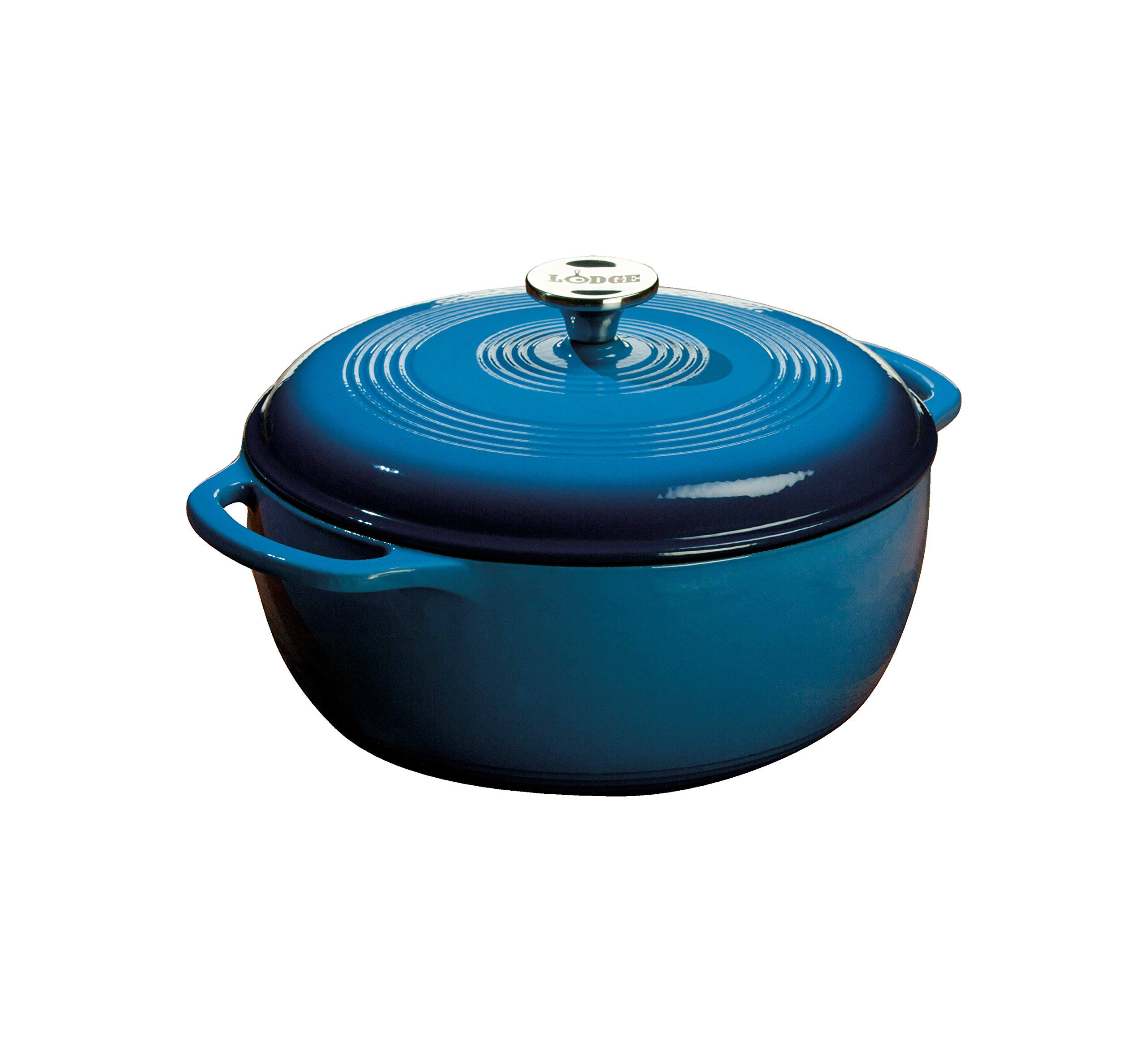 acd439c3107d12b2770ecfc8446eca0df54aeb81513d387dae1385188cc074cf.jpg Lodge 6qt Color Enamel Dutch Oven EC6D33 - Image 1