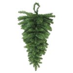 Northlight 30" Canadian Pine Artificial Christmas Teardrop Door Swag - Unlit - Green
