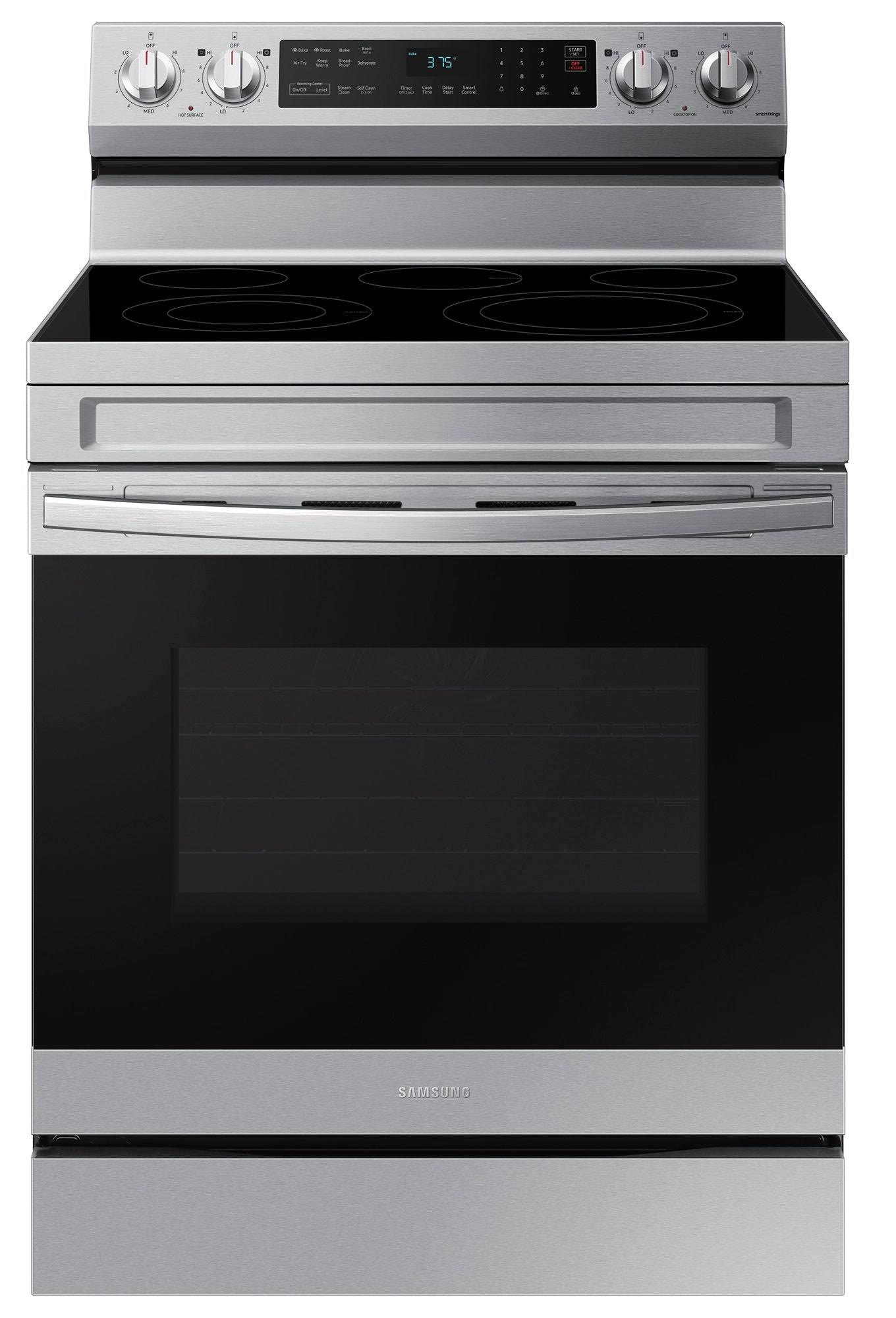 acf60526c09b8e220d1d6f0c2fd6aac47b53ee07eae55e30d72d53336e49069a.jpg Samsung NE63A6511SS Freestanding Smoothtop Electric Range | Town Appliance - Image 1