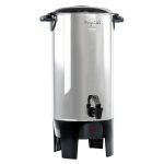 MegaChef 50-Cup Stainless Steel Coffee Urn, Multicolor