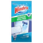 Windex Outdoor All-in-One Glass Cleaning Tool Refill Pads 2 ct 9