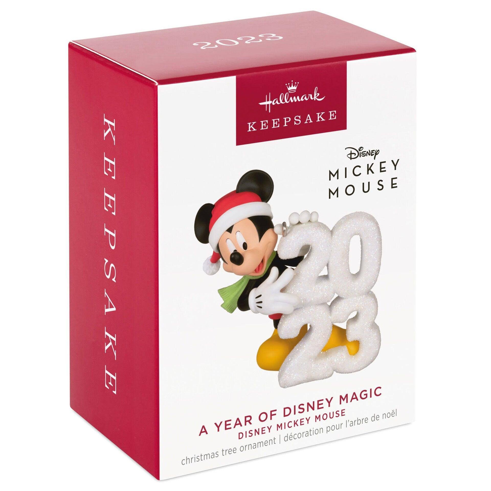 A Year of Disney Magic Disney Mickey Mouse 2023 Hallmark Keepsake Ornament