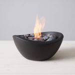 TerraFlame Table Top Fire Bowl - Wave