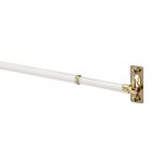 Mainstays 21-38 inch Adjustable Swivel Sash Rod, 5/16 inch Diameter, White