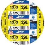 Southwire 25' 12-2 NM W/G Indoor Wire- Yellow- Building Wire 28828255