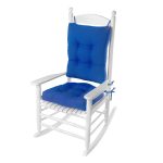 Klear Vu Indoor-Outdoor Porch Rocking Chair Cushion Set - Blue