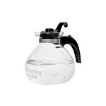 Cafe Brew 12-Cup Glass Stovetop Whistling Kettle