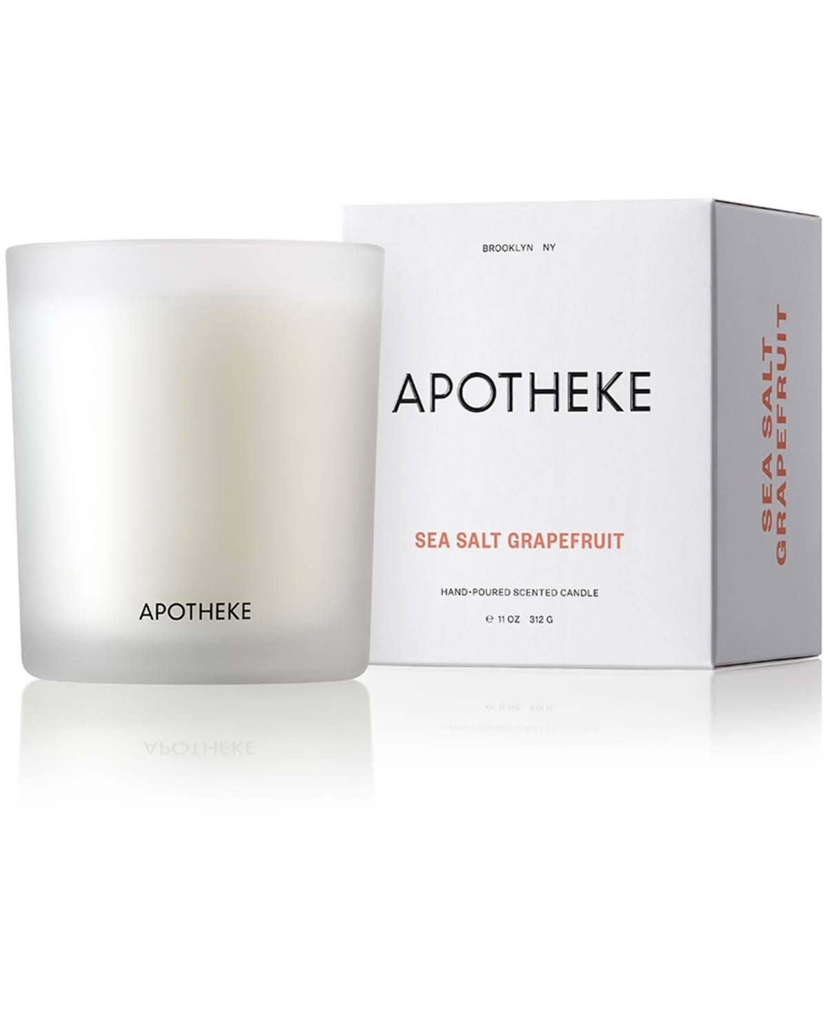 adb1b123823504201f0b66b83e67144331e4b2189ff4b16e6e832c893c349c4f.jpg Apotheke Sea Salt Grapefruit Candle - Image 1