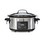 Hamilton Beach Programmable Stay or Go 6 Qt. Slow Cooker - Stainless