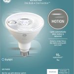 GE LED+ Motion LED Light Bulb, Daylight, PAR38 Outdoor Floodlight Motion Sensor, 15 Watts, 93130099