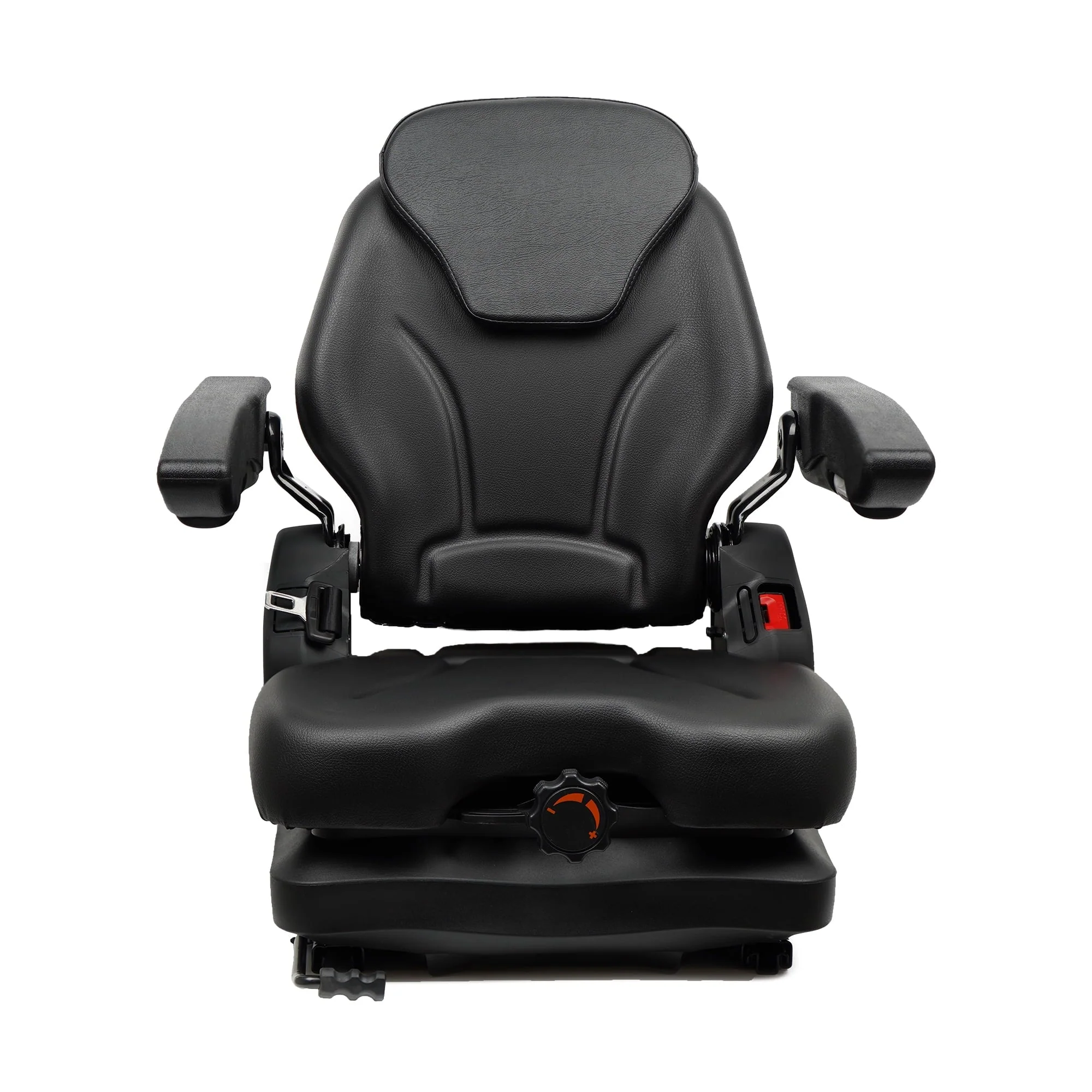 adce655f743edbb623b8420bf1fd6ea8a6ea0ed5ad9c4881eca5eb8bdc650eba.webp TICSEA Tractor Seat Fit for Bad Boy Mower, Adjustable Backrest Headrest and Slide Rails Forklift Seat, Adjustable Armrests Shock Absorber Heavy Duty for Zero Turn Lawn Mower - Image 1