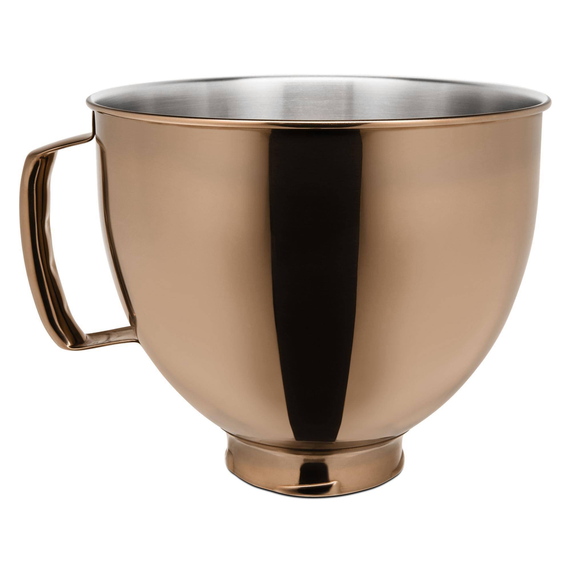add9d6616a0f84cae9b68d1d0b61089441bd2d070e0144f930880c613c216cb6.jpg KitchenAid 5-Quart Tilt-Head Metallic Stainless Steel Bowl - Radiant Copper - Image 1