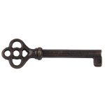 Antique Brass Hollow Barrel Skeleton Key | 2 Pc/Pack | Cabinet Doors, Dresser Drawers, Grandfather Clocks | Antique, Vintage, Old Furniture | SK11
