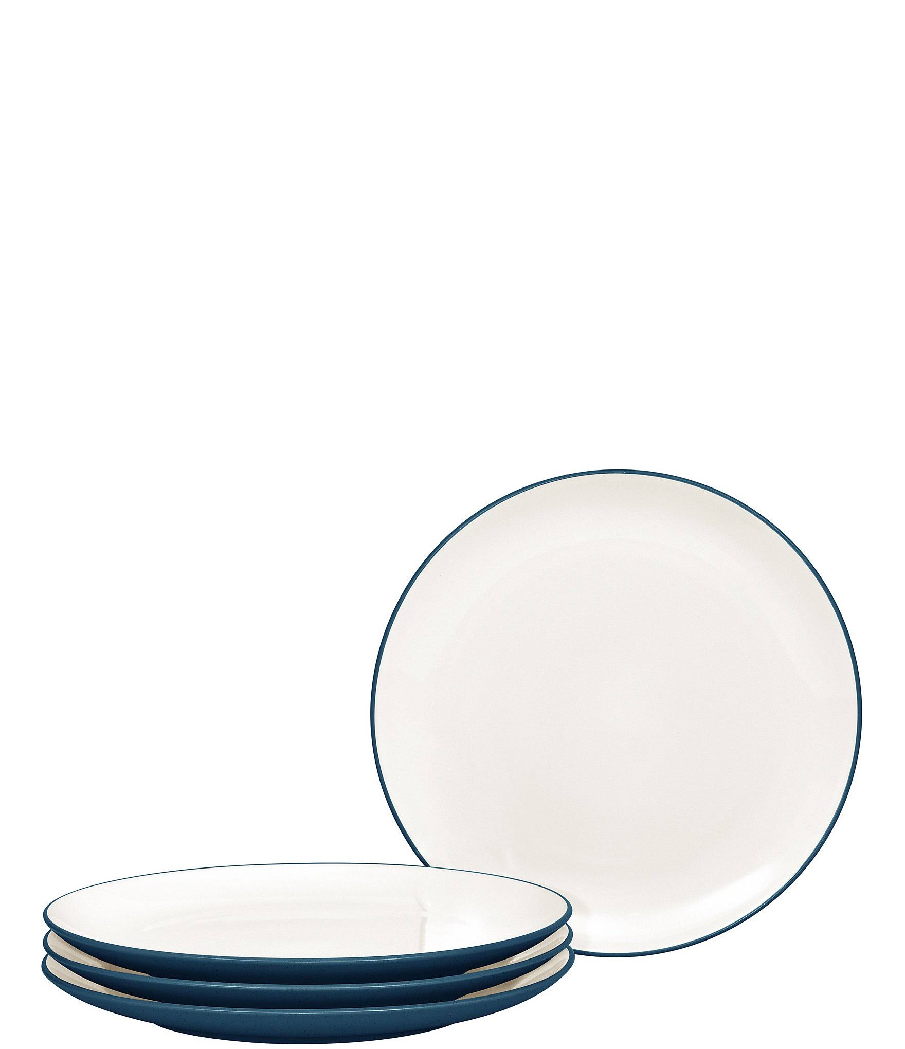 ae043d19d1d0d6d16a154d66dbd14f70e345d0f81b7f080d30ff54c26620f089.jpg Noritake Colorwave Blue Set of 4 Coupe Salad Plates - Image 1