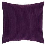 Better Trends Jullian Stripes Design 100% Cotton Euro Sham - Plum, Purple