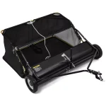 Dextrus 42 in Tow Behind Lawn Sweeper Leaf Collector for Garden Grass Lawn 12 cu ft Capacity Tractor Assembly