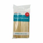 Way to Celebrate! 5 inch Bamboo Treat Sticks, 30-Count