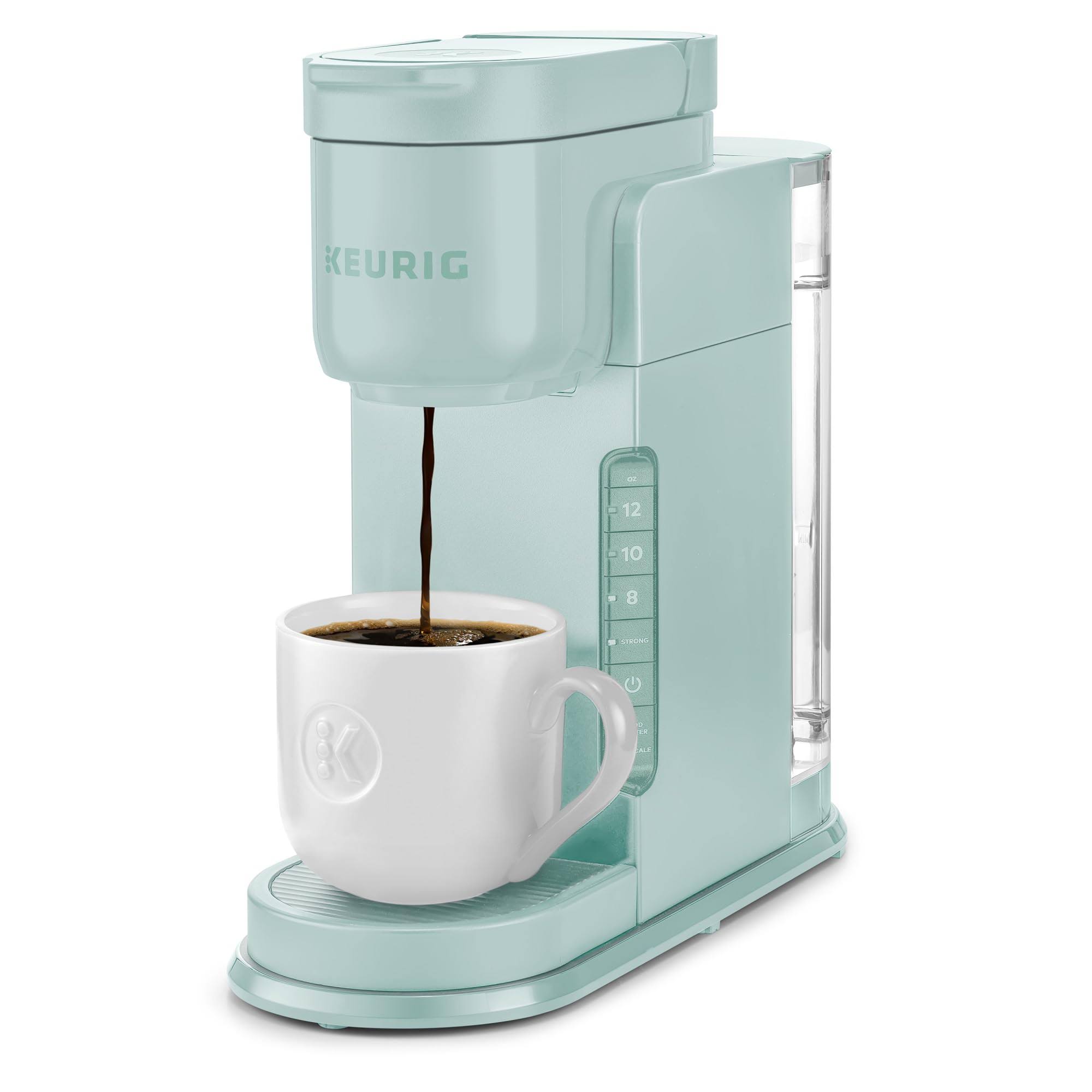 ae365fd619b3e941275631a2c0b1574b159bb631453fad4013391511d654f2bf.jpg Keurig K-Express Coffee Maker, Single Serve K-Cup Pod Coffee Brewer, Mint - Image 1