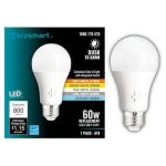 60-Watt Equivalent A19 Dimmable CEC Dusk to Dawn LED Light Bulb with Selectable Color Temperature (1-Pack) Ecosmart #11A19060WDTD001 #1006778570