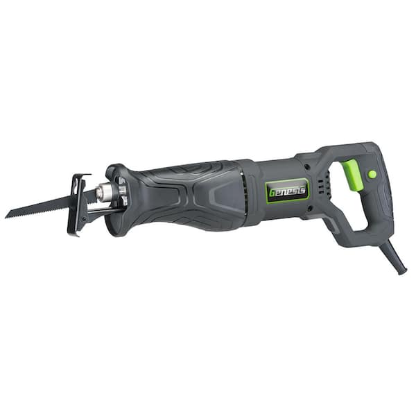 ae3e37d81df86395e353accb1309e92065b0e26320bf3a5b11f2a9fb76eeccd1.jpg 7.5 Amp Variable Speed Reciprocating Saw with Wood/Metal Cutting Blades. Quick Change and Adjustable Pivot Shoe - Image 1
