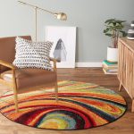 Zipcode Design Peyton Multi-Colored Area Rug Rug Size: Round 5'2"