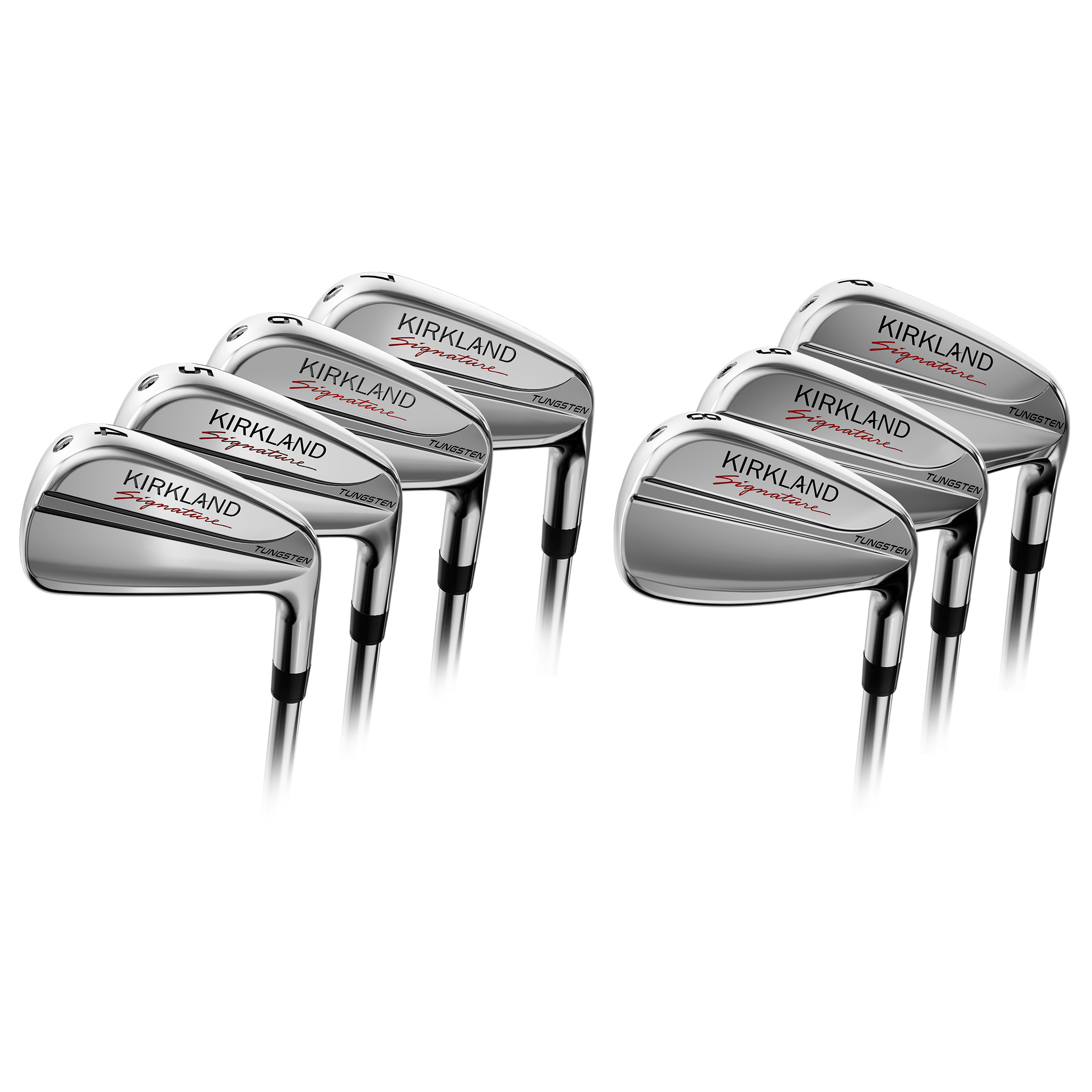 ae9a6e38d766bd1a1d4f506f2472cffa6f2791814877656470f941d18929adb1.jpg Kirkland Signature 7 - Piece Players Iron Set, Right Handed - Image 1