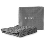 Sutera - Silverthread Waffle Towel California - Grown Pima Cotton, Quick Drying, Ultra Soft, Lightweight and Absorbent - Waffle Weave Design - Luxury