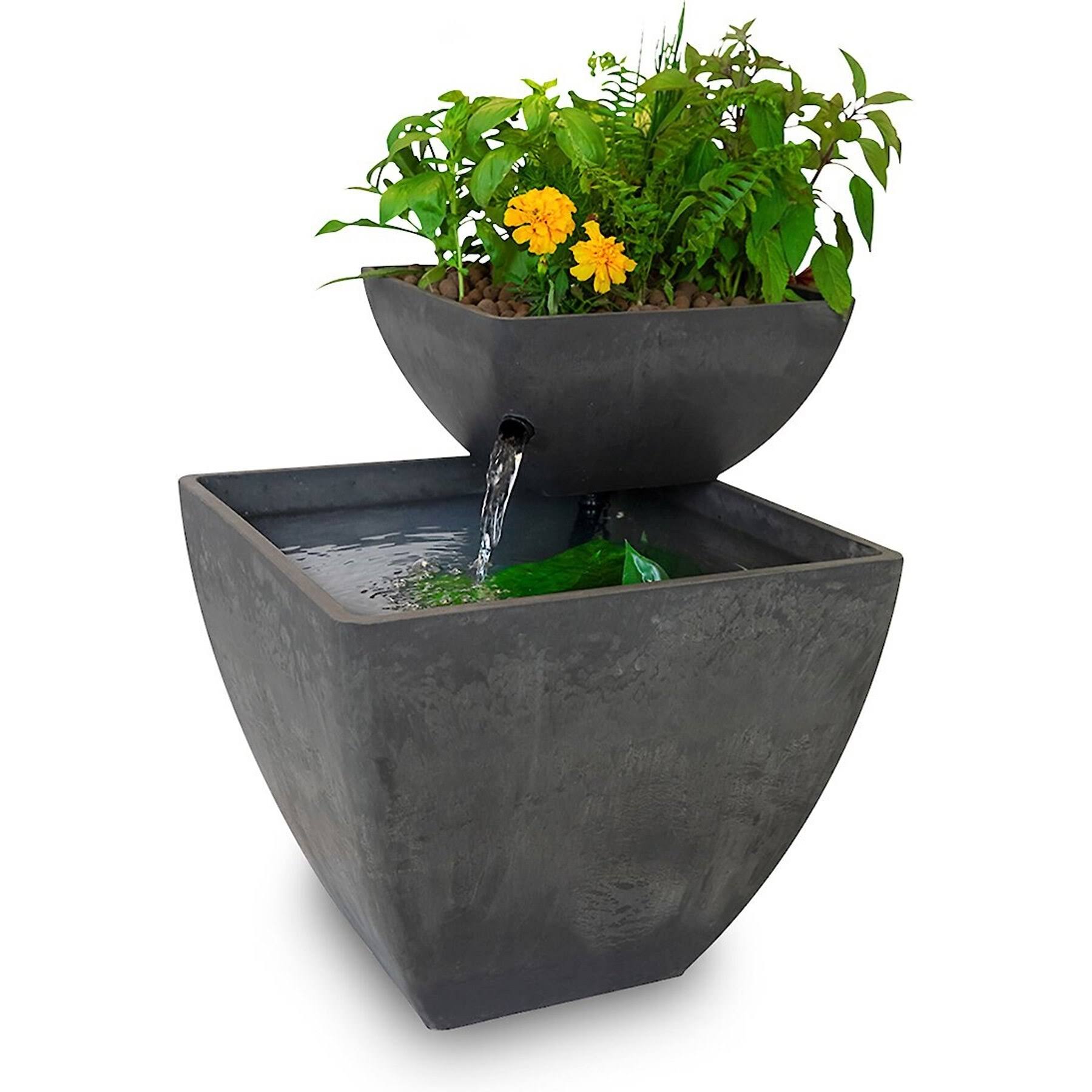 aefaa05b1319ae02666d011bd8c7836ab25e7141219461e1dfb1092400bc8ef7.jpg AquaSprouts Fountain: Aquaponics Water Garden (8-Gallon) - Image 1