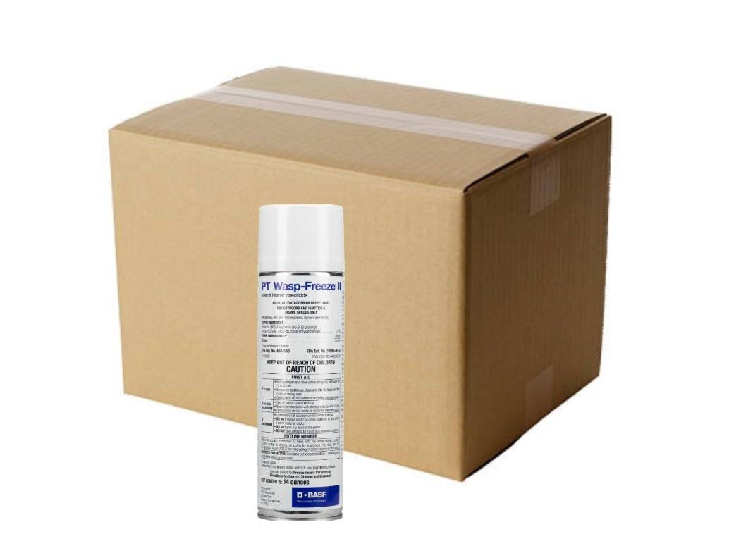 af228da3bba5b612e21edfe82b3af3ee7f9d1308824e27bac1b8635d67b4be1b.jpg BASF PT Wasp Freeze Pressurized Flea Insecticide, 14oz (Case of 12) - Image 1