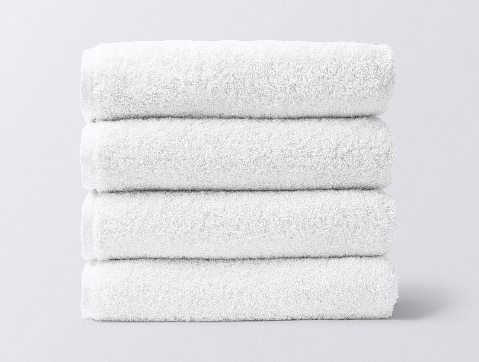 af27f4f534fe9526c96aa1e4eabf27f712abafa62c40bf3c6638e76efea4c6d1.jpg Coyuchi Cloud Loom Organic Towels - Set of 4 Bath Towel Alpine White - Image 1