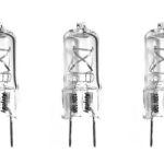 (5-Pack) G8 Lighting Halogen Bulbs, JCD Type, G8 Base, 120V 50W, Set