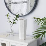 Monroe Lane Contemporary Ceramic Vase, White