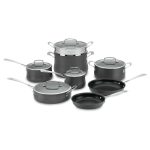 Cuisinart Contour Hard Anodized 13-Piece Cookware Set, Black