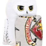 Harry Potter Hedwig Magic Silk Touch Throw Blanket & Plush Pillow
