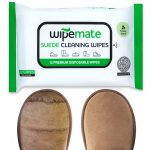Wipemate Premium Suede Cleaner Wipes, Quick Wipes for Home or Travel, Removes Dirt, Grime & Stains, Cleaning Wipes for Suede Shoes, Boots, Bags, Etc