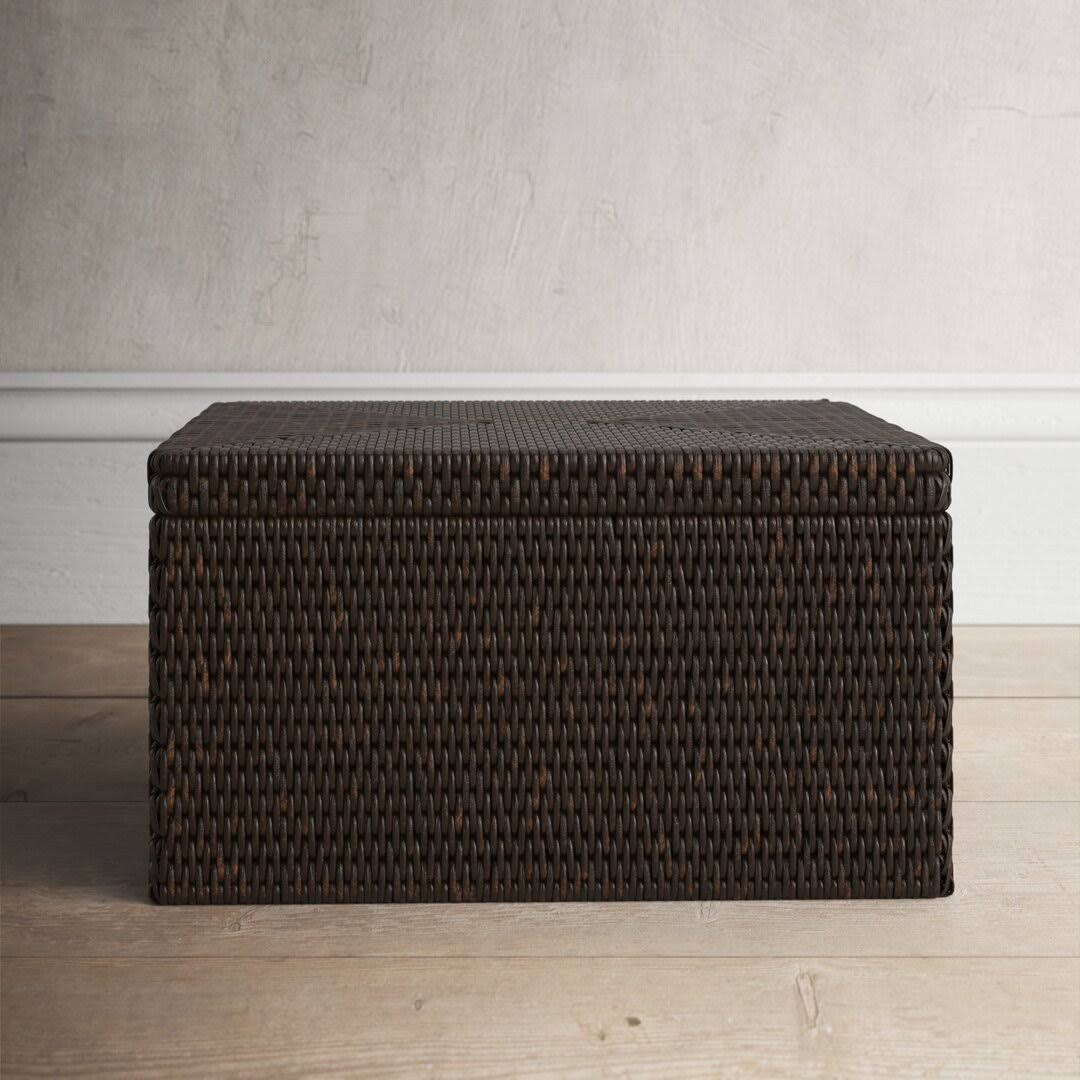 b0401a846bccea16cb004b47c7bfabf3b23768d2bddf6875b273821a452d72ab.jpg Storage Box with Lid - Flat File Organizer Color: Tudor Black - Image 1