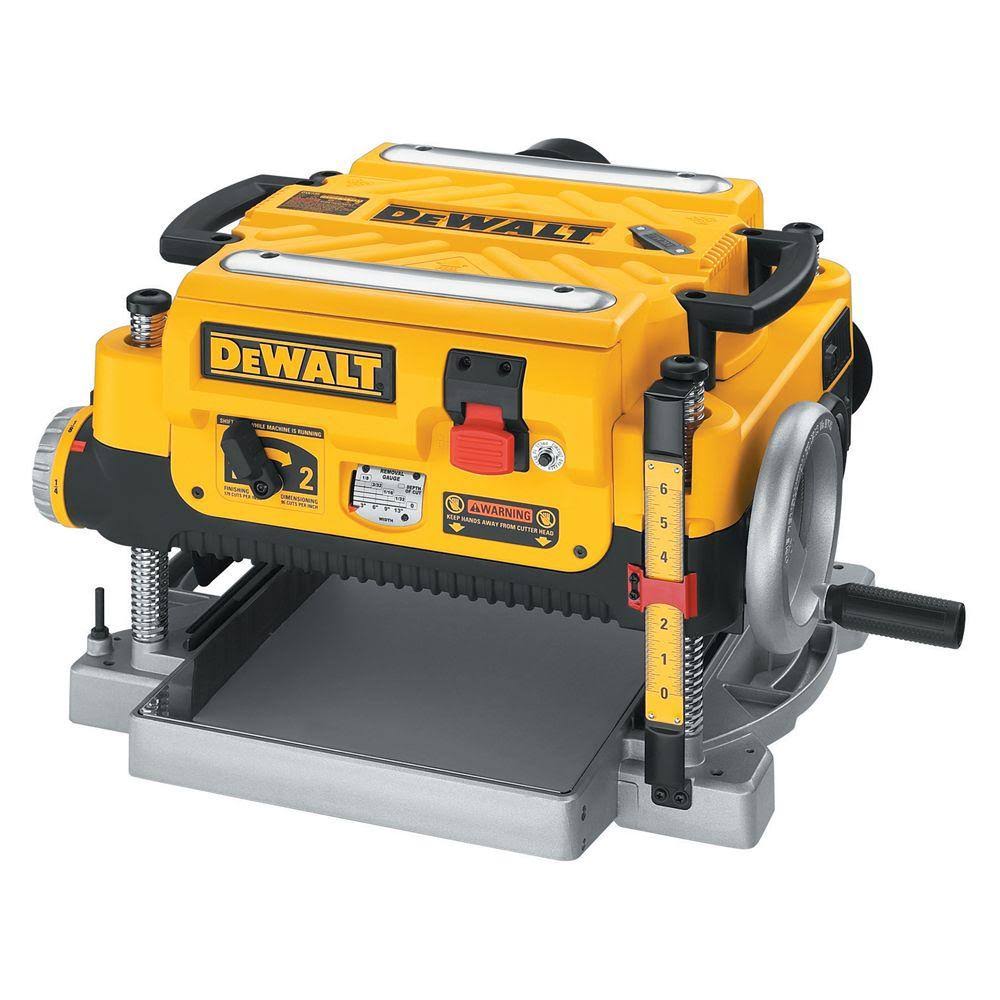 b05544b482c1d548234b6af763c04cbe83cd14fd1461ebaa0464889f3b9d1501-1.jpg DeWalt DW735 13 in. Two-Speed Thickness Planer - Image 1