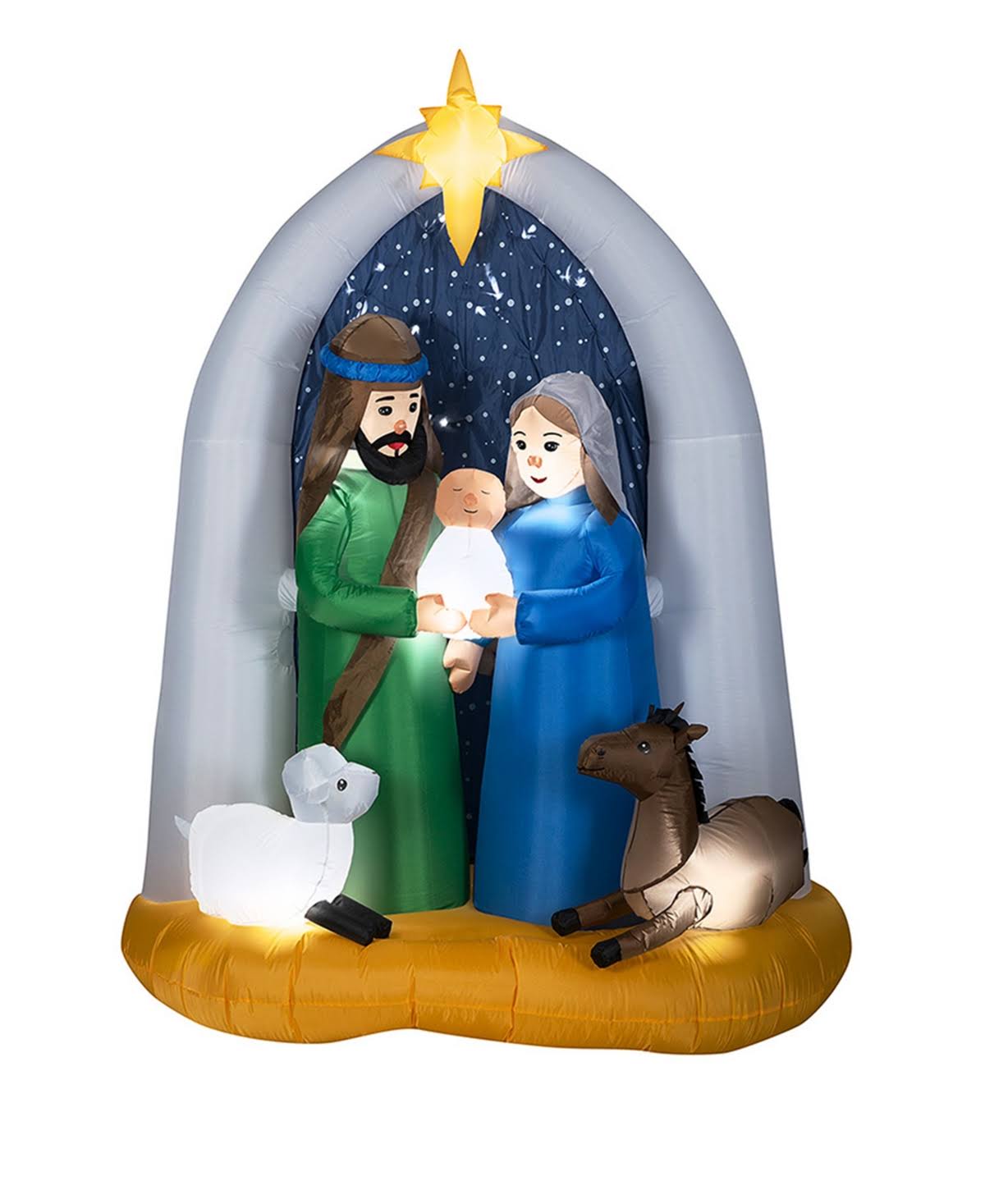 b06a88a8865e4025f0a662f8e8f7ea010e2859edc7d4b026ea3bac5c86790566.jpg Nativity Inflatable by Seasonal - Image 1
