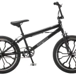 Mongoose Rebel Boys 20 in Kids BMX Bike, Ages 7 - 13, Black