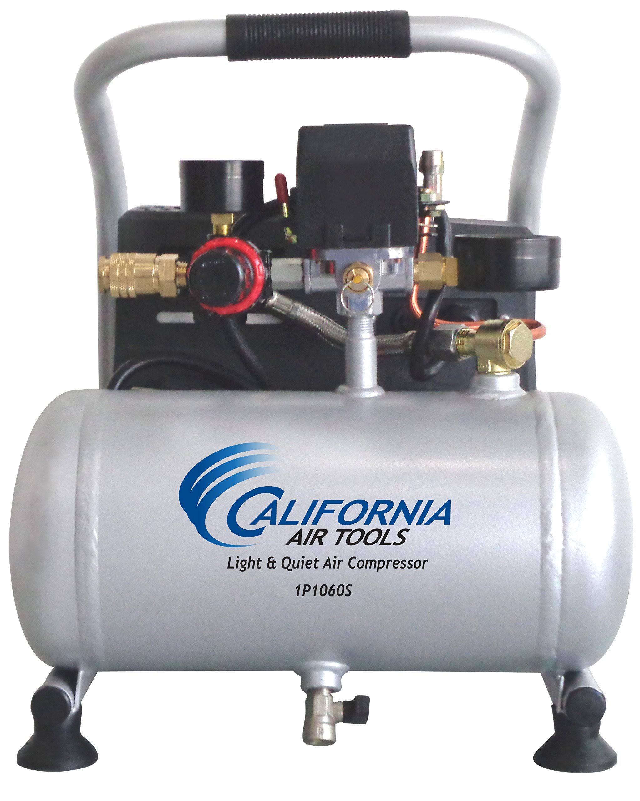 b09c5da253fa7d467129e7bba22a2220791506a47f5c4bfd31e57e687a4374ba.jpg California Air Tools Light & Quiet 1p1060s Portable Air Compressor - Image 1