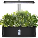MINEGROW Indoor Garden Hydroponics Growing System: Herb Garden Kit with LED Grow Light 9 Pods Hydroponic Home Vegetable Grower Smart Gardening Gifts