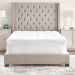 PROSLEEP 4" Hybrid Fiber and Memory Foam Mattress Topper, King - White