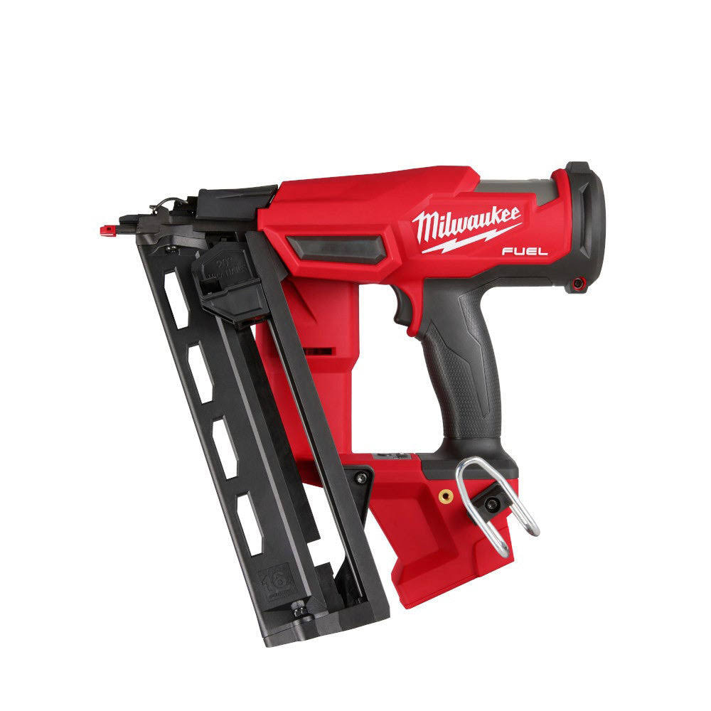 b10f261b46370639cfb105eceb226bab0a95a6fa75b091abf68eb62cdbe19a7a.jpg Milwaukee 2841-80 M18 Fuel 16 Gauge Angled Nailer (Tool Only) - Image 1