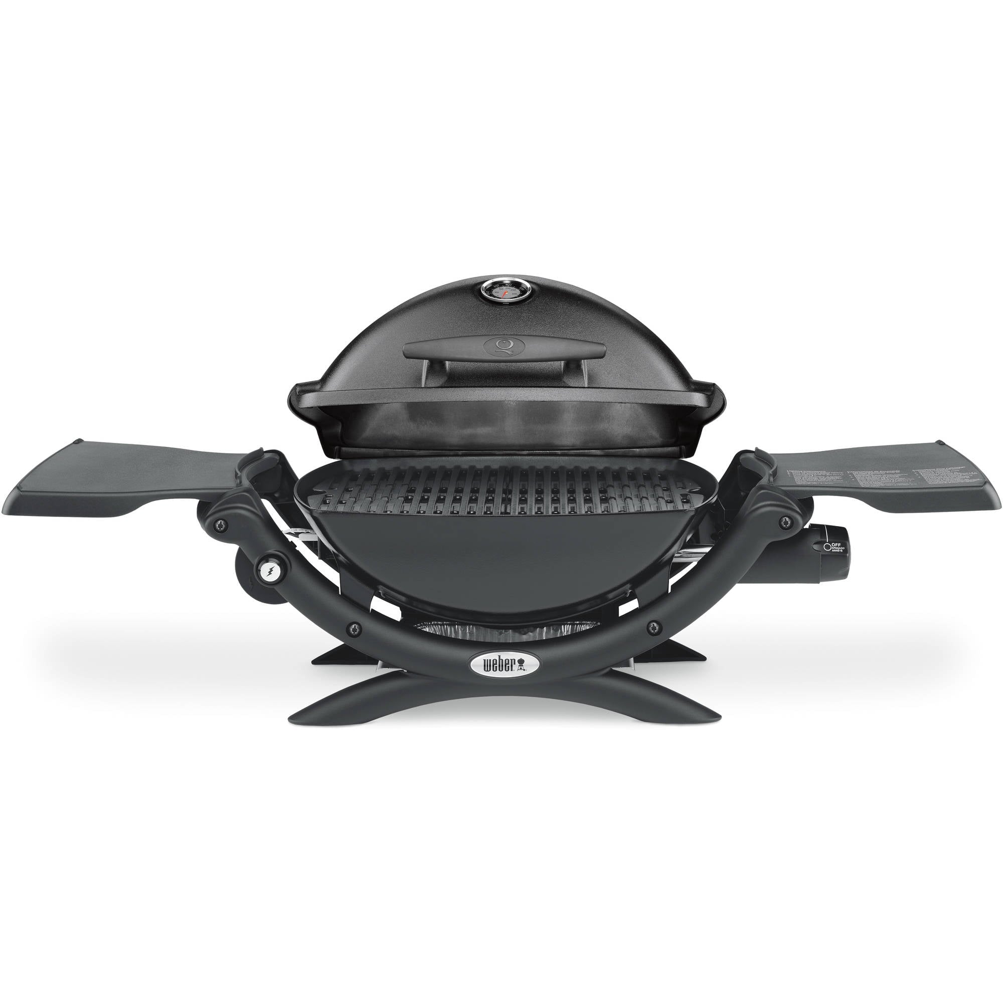 b14c18dba263ee4c3ab00965fbe26e7d8e404224ce16e341b97cc4e6823b658a.jpg Q 1200 Portable Gas Grill. Black - Image 1